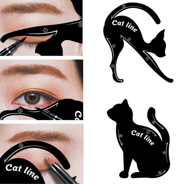 MOLDE DELINEADOR OLHO DE GATINHO (2 PEÇAS)