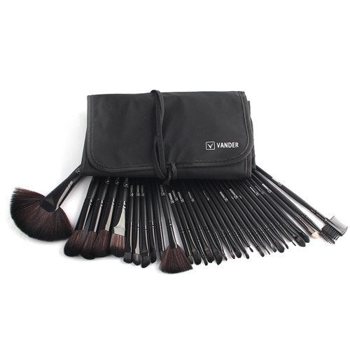 KIT 32 PINCÉIS DE MAQUIAGEM PRO - PROFISSIONAL ( COM CASE ) DA VANDER