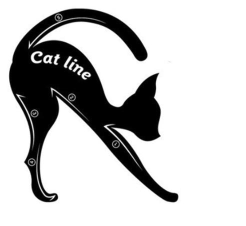 MOLDE DELINEADOR OLHO DE GATINHO (2 PEÇAS)
