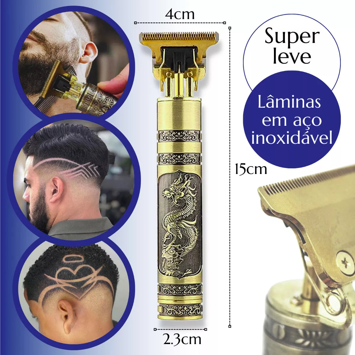 MÁQUINA DE APARADOR DE CABELO PROFISSIONAL DE CABELO T9 APARADOR ELÉTRICO PARA HOMEM BARBER DE CORTE DE CABELO HOMEM OU MULHER