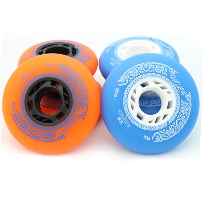 JK ORIGINAL 80MM 76MM 72MM 88A INLINE ROLLER SKATES WHEELS FOR KIDS ADULTS SKATING FOR SLALOM SLIDE FREE SKATING PATINE FOR SEBA