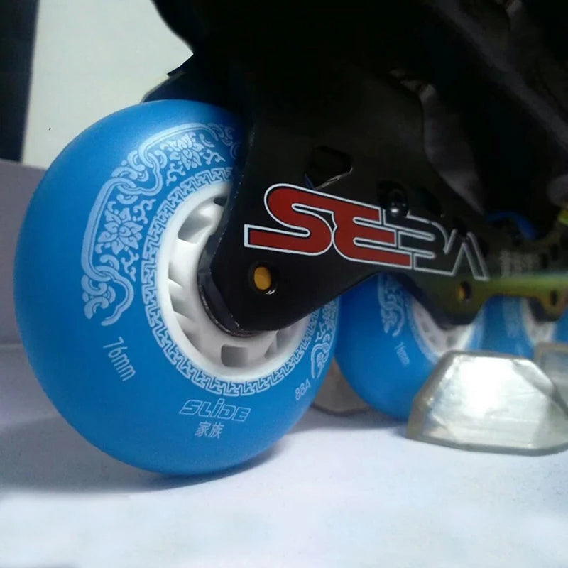 JK ORIGINAL 80MM 76MM 72MM 88A INLINE ROLLER SKATES WHEELS FOR KIDS ADULTS SKATING FOR SLALOM SLIDE FREE SKATING PATINE FOR SEBA