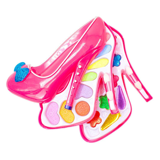 MAQUIAGEM INFANTIL PALETA DE SOMBRAS MALETA COMPLETA SAPATINHO