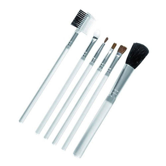 KIT COM 5 PINCÉIS PROFISSIONAIS PARA MAQUIAGEM FEMININA