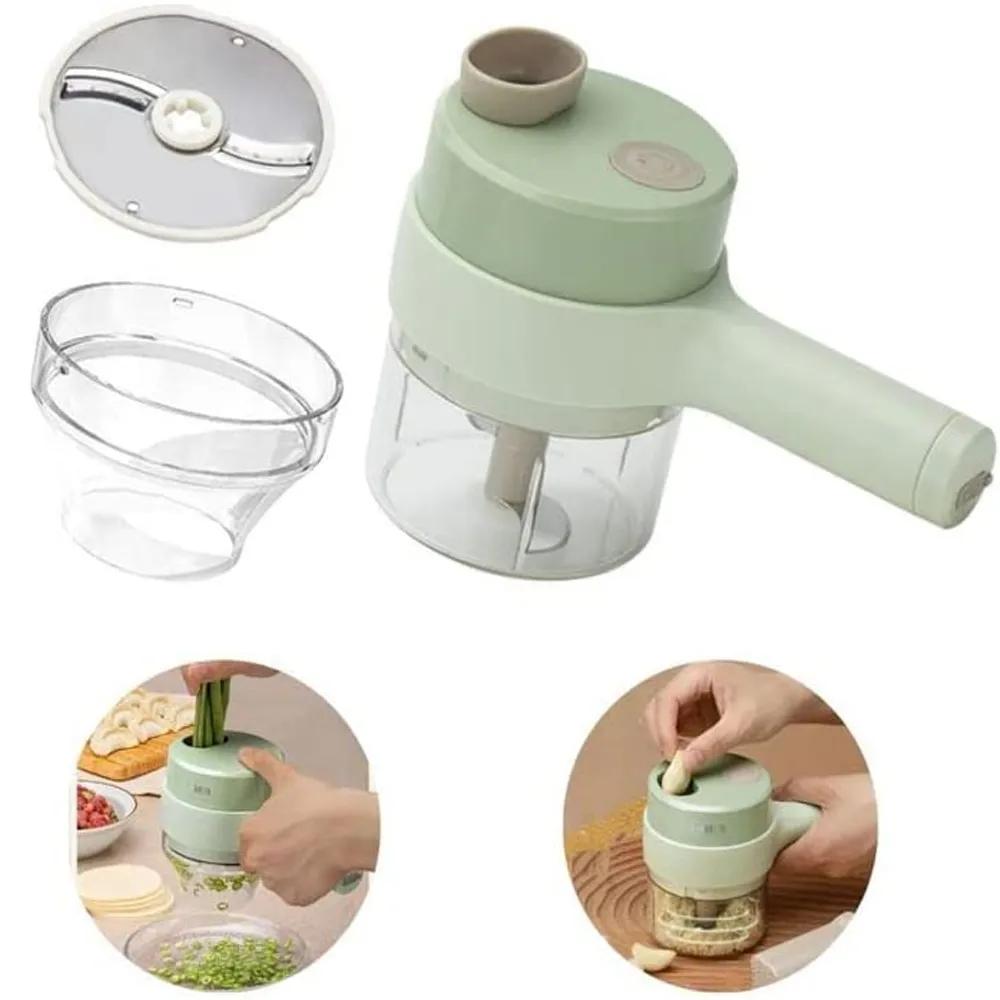 PROCESSADOR DE ALIMENTOS SEM FIO MULTIFUNCIONAL RECARREGÁVEL TRITURADOR CORTADOR FATIADOR MOEDOR ELÉTRICO DE VEGETAIS