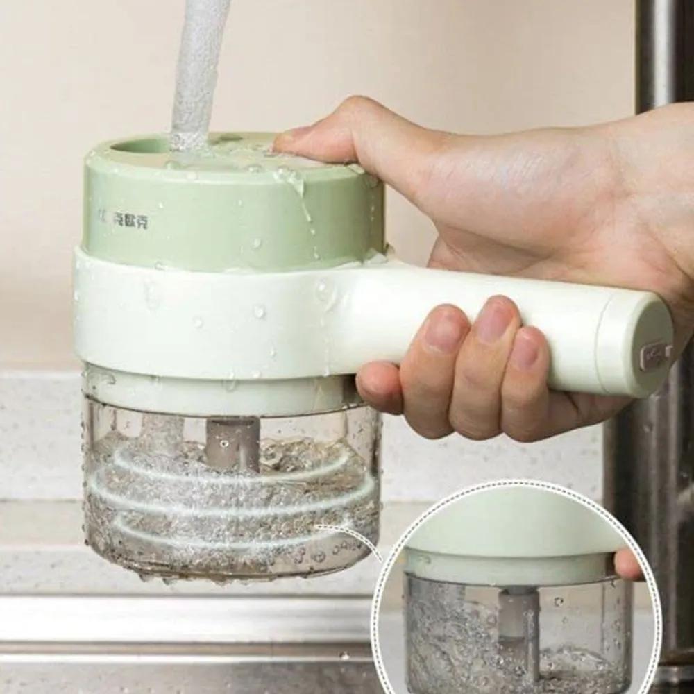 PROCESSADOR DE ALIMENTOS SEM FIO MULTIFUNCIONAL RECARREGÁVEL TRITURADOR CORTADOR FATIADOR MOEDOR ELÉTRICO DE VEGETAIS