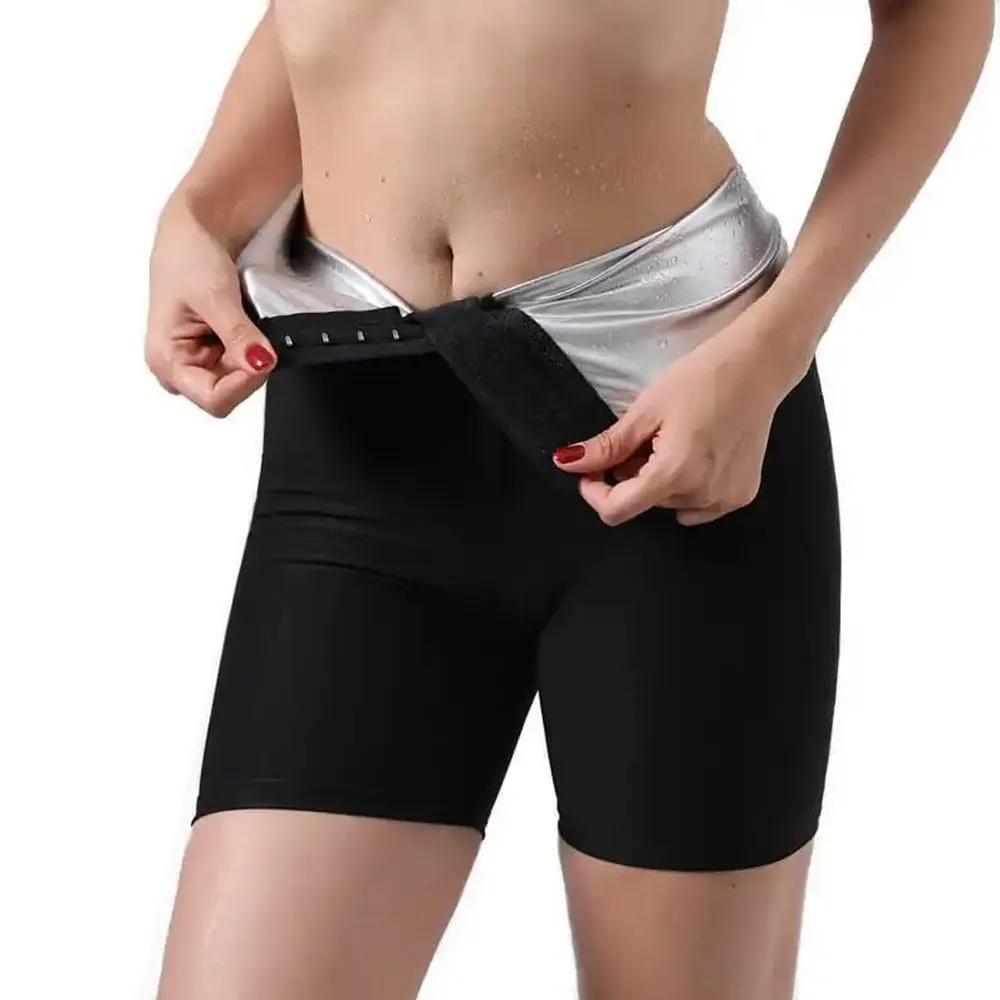 BERMUDA LEGGING EFEITO SAUNA SHAPER MODELADORA EMAGRECIMENTO QUEIMA GORDURA (REF. 8135_1935) TAMANHO P/M