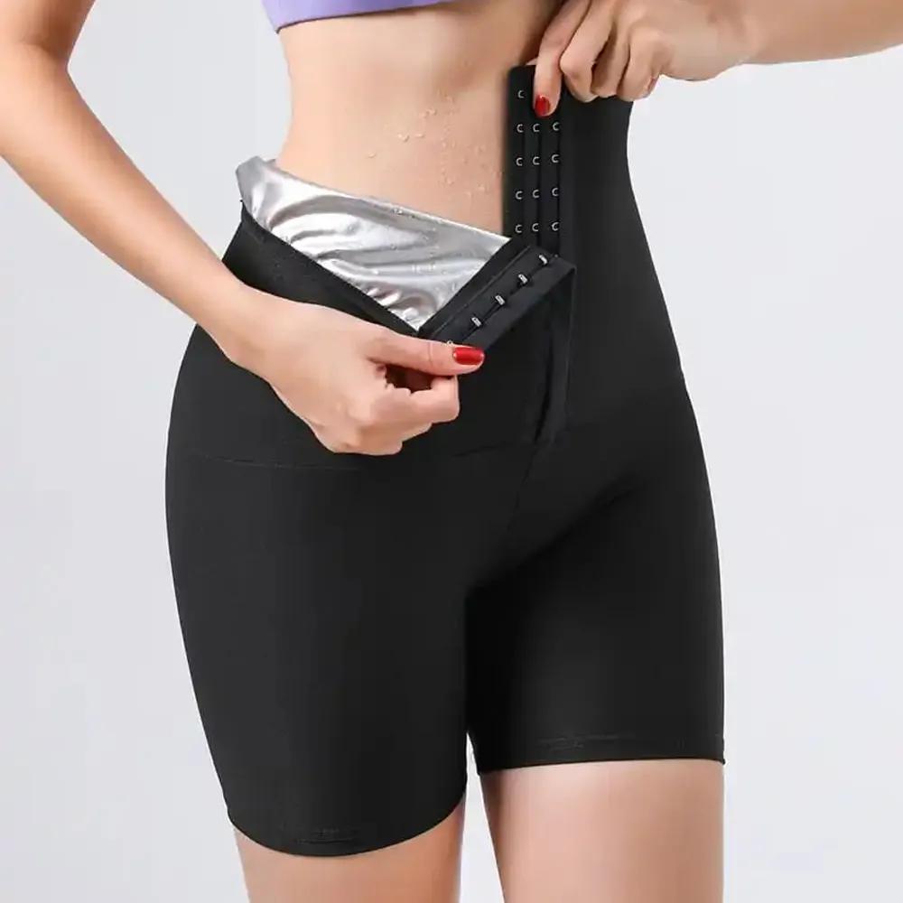 BERMUDA LEGGING EFEITO SAUNA SHAPER MODELADORA EMAGRECIMENTO QUEIMA GORDURA (REF. 8135_1935) TAMANHO P/M
