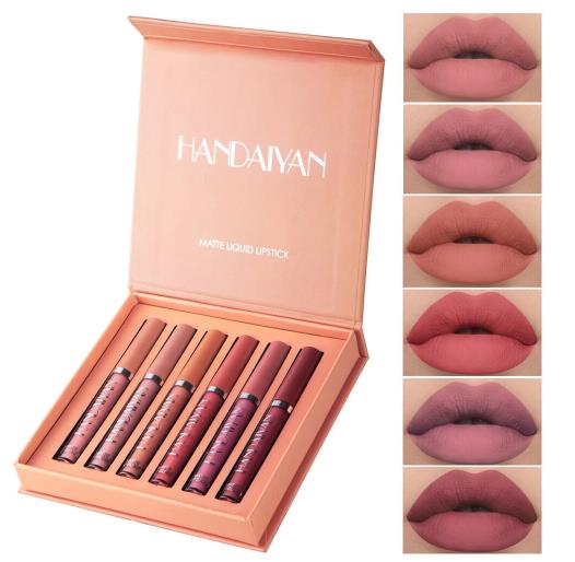 BATOM LíQUIDO MATTE KIT 6- DAS DIVAS HANDAIYAN IMPORTADO - PRONTA ENTREGA