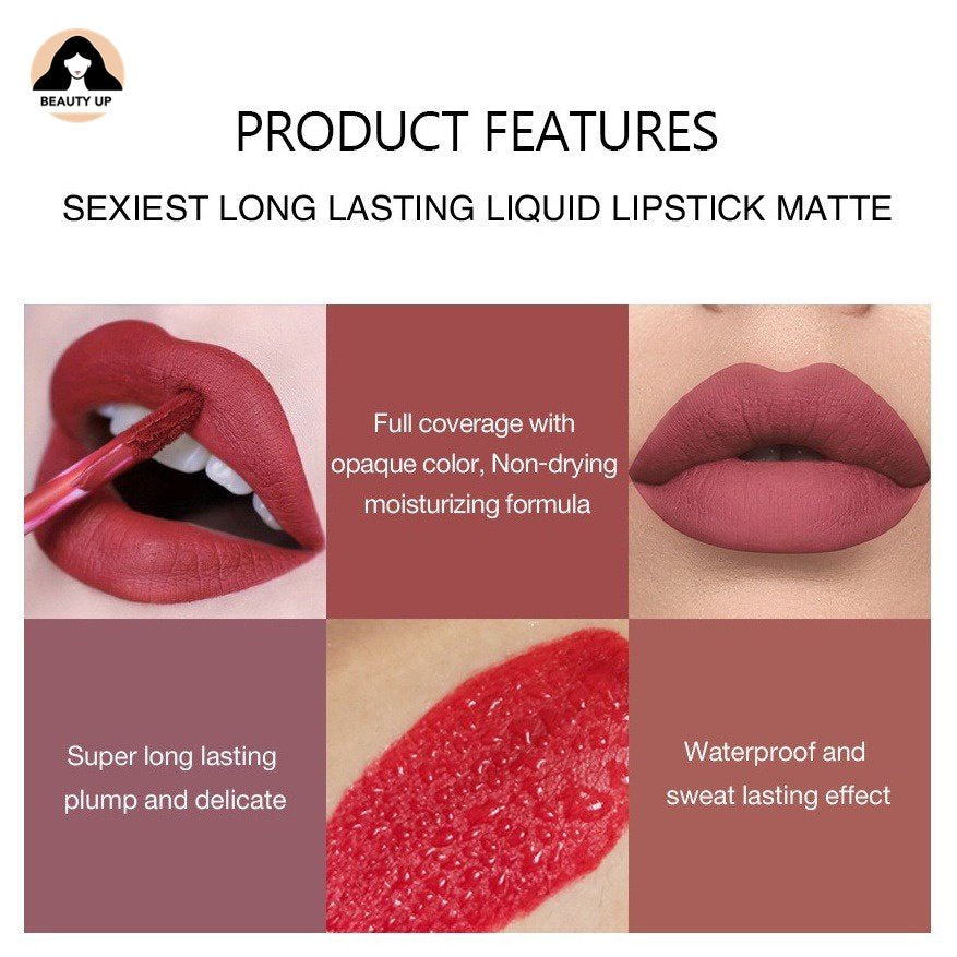 BATOM LíQUIDO MATTE KIT 6- DAS DIVAS HANDAIYAN IMPORTADO - PRONTA ENTREGA