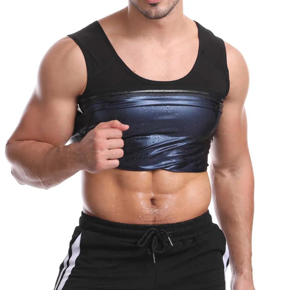 COLETE CAMISETA REGATA REDUTOR DE MEDIDAS PARA HOMEM - EMAGRECIMENTO RÁPIDO - PRETO - TAMANHO GG