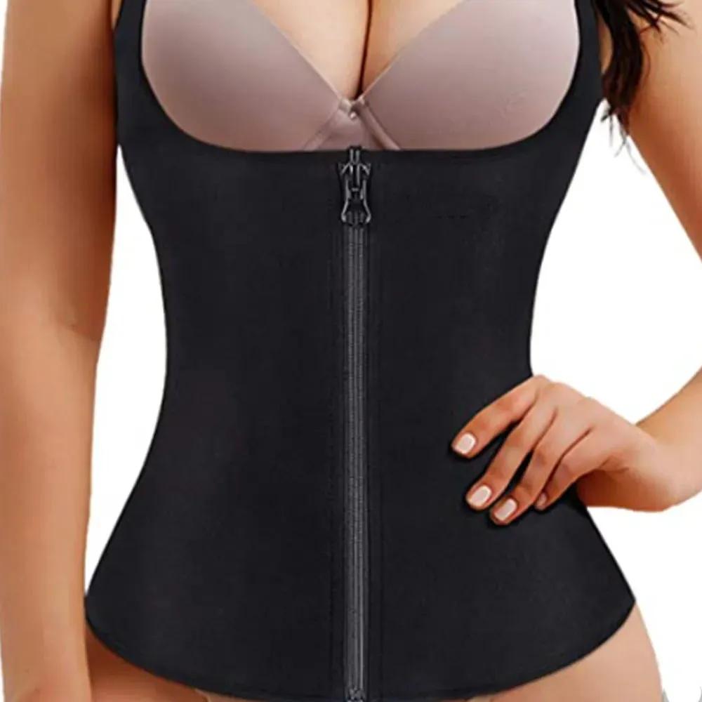 CAMISETA REGATA MODELADORA COM EFEITO SAUNA REDUTOR DE MEDIDAS COM ZÍPER P/M